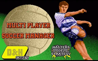 Multi-Player Soccer Manager title screen