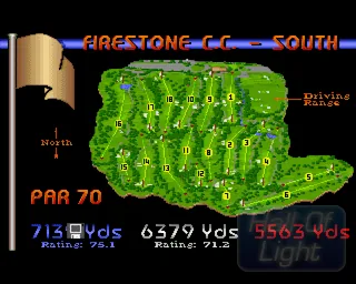 Backdrop artwork for Links Championship Course 1 - Firestone Country Club Akron, Ohio (Europe) (Addon)