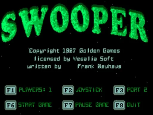Swooper + Space Baller + Diablo + Zitrax + Othello (Europe) (Compilation - Amiga Stars Collection) title screen