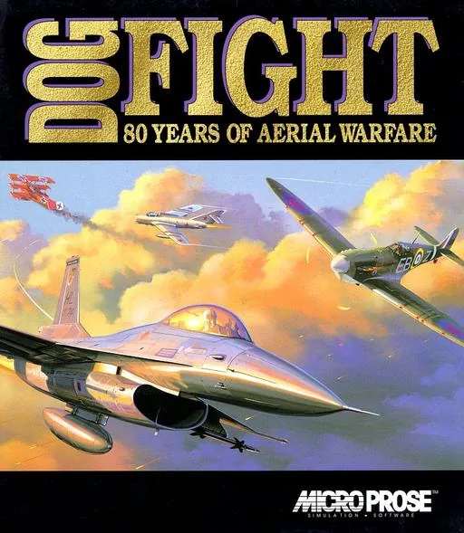 Dogfight - 80 Years of Aerial Warfare cover art for Commodore Amiga