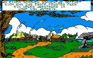 Asterix im Morgenland title screen