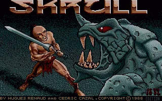 Skrull the Barbarian title screen
