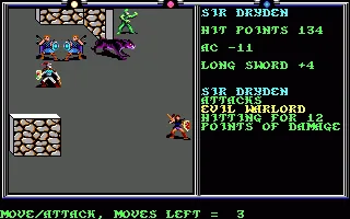 Advanced Dungeons & Dragons - Death Knights of Krynn - A DragonLance Fantasy Role-Playing Epic, Vol.II screenshot