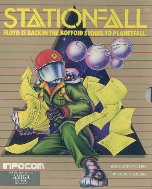 Stationfall (USA) (r107) cover art for Commodore Amiga