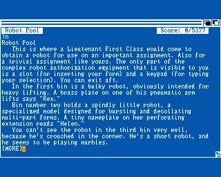 Stationfall (USA) (r107) screenshot