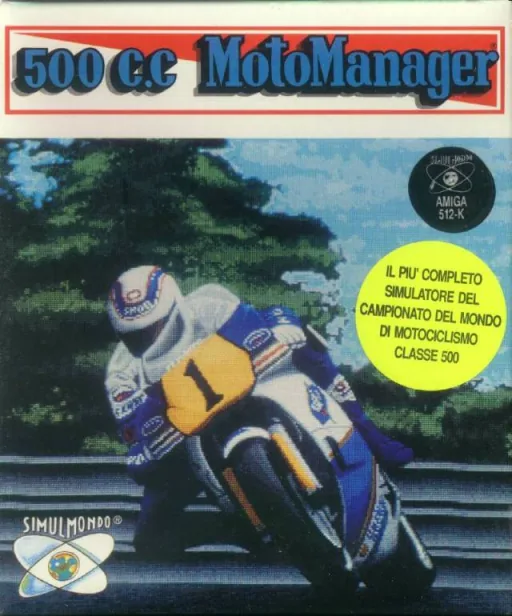 500 C.C MotoManager cover art for Commodore Amiga