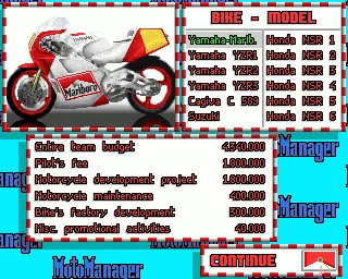 500 C.C MotoManager screenshot