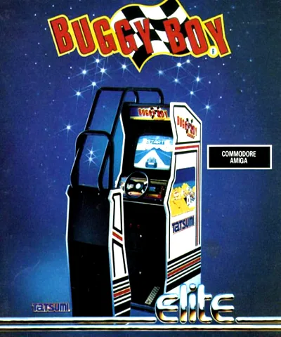 Buggy Boy (France) (Compilation - Les Fous du Volant) cover art for Commodore Amiga