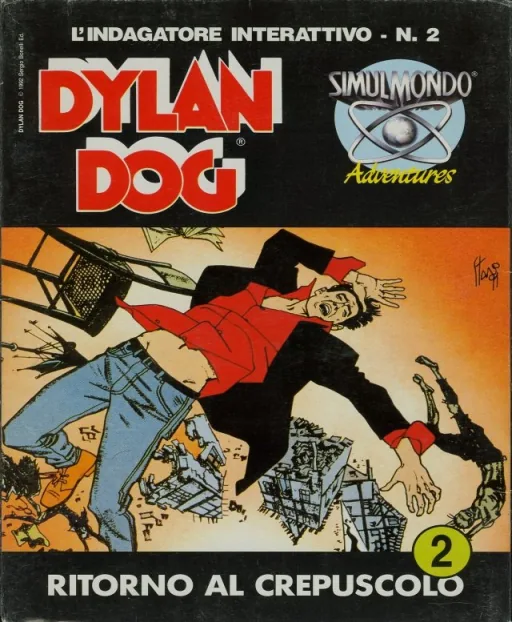 Dylan Dog 2 - Ritorno al Crepuscolo cover art for Commodore Amiga