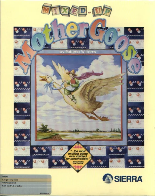 Backdrop artwork for Mixed-Up Mother Goose (Europe) (v1.000) (OCS, ECS)