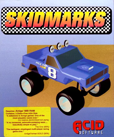 Backdrop artwork for Skidmarks (Europe) (v1.06) (OCS, AGA)