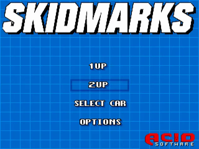 Skidmarks (Europe) (v1.06) (OCS, AGA) title screen
