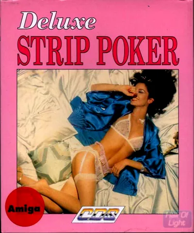 Deluxe Strip Poker cover art for Commodore Amiga