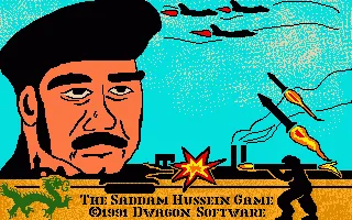 The Saddam Hussein Game title screen
