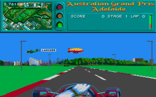 Vroom Multi-Player (Europe) (Coverdisk - Amiga Dream - Issue 22) screenshot