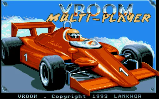 Vroom Multi-Player (Europe) (Coverdisk - Amiga Dream - Issue 22) title screen