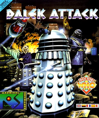 Dalek Attack (Europe) (Compilation - The Sci-Fi Collection) cover art for Commodore Amiga