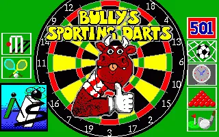 Bully's Sporting Darts title screen
