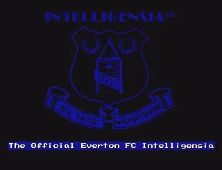 The Official Everton F.C. Intelligensia title screen
