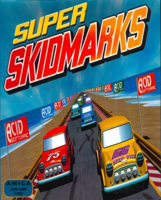 Backdrop artwork for Skidmarks Racer Issue 1 (Europe) (Addon)