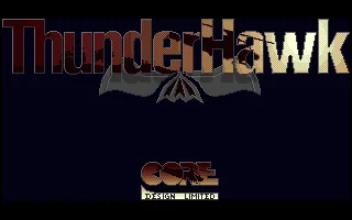 Thunderhawk AH-73M title screen
