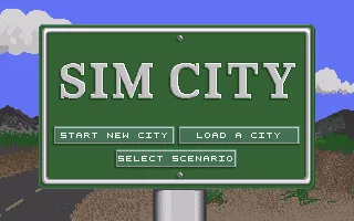SimCity (Europe) (512KB) title screen