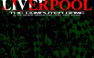 Liverpool - The Computer Game title screen