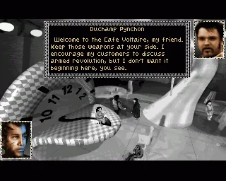 BloodNet - A Cyberpunk Gothic (Europe) (AGA) screenshot