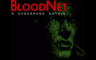 BloodNet - A Cyberpunk Gothic (Europe) (AGA) title screen