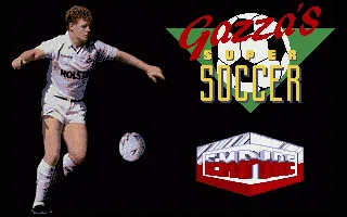 Gazza's Super Soccer title screen