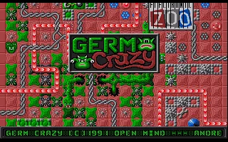 Germ Crazy title screen
