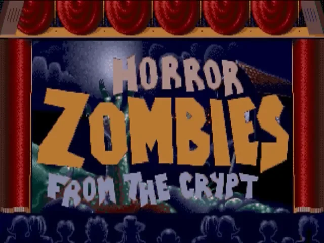 Horror Zombies from the Crypt title screen