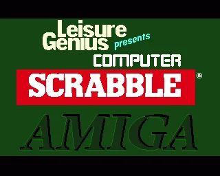 Scrabble Deluxe title screen