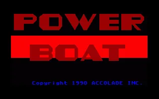 PowerBoat USA title screen