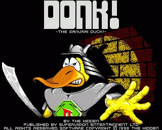 Donk! - The Samurai Duck! (Europe) (OCS, AGA) screenshot
