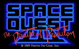 Space Quest III - The Pirates of Pestulon (Europe) (v1.0V 1989-08-17) title screen