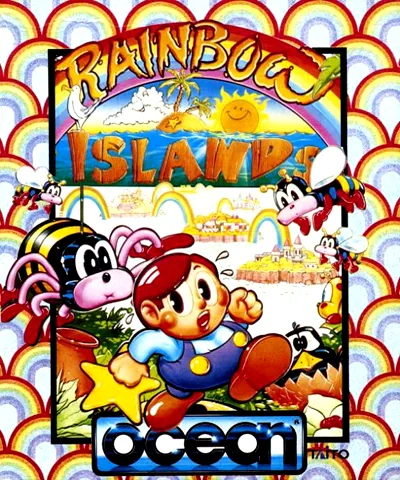 Rainbow Islands (Europe) (Budget - The Hit Squad) cover art for Commodore Amiga