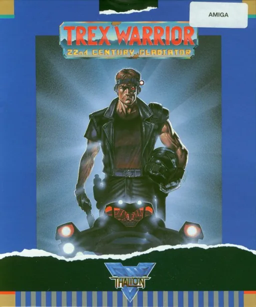 Trex Warrior - 22nd Century Gladiator (Europe) (Coverdisk - The One - Issue 59) cover art for Commodore Amiga