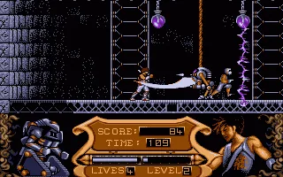 Strider II + Indiana Jones and the Last Crusade - The Action Game (Europe) (Compilation - Superheroes) screenshot