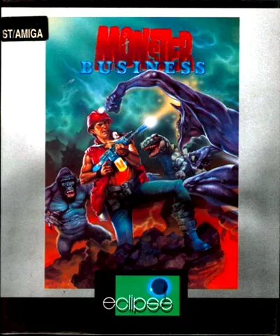 Backdrop artwork for Monster Business (Europe) (Amiga + ST)