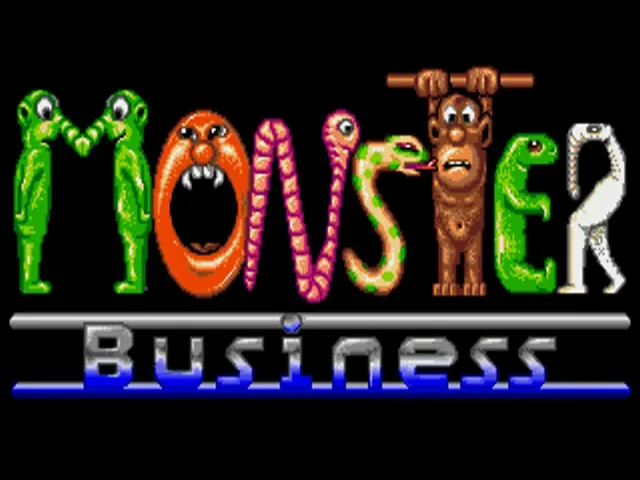 Monster Business (Europe) (Amiga + ST) title screen