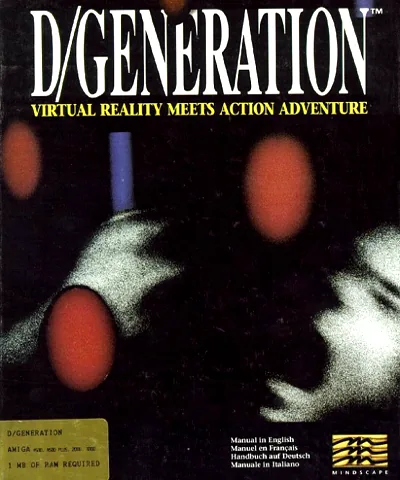 D-Generation (Europe) (AGA) cover art for Commodore Amiga