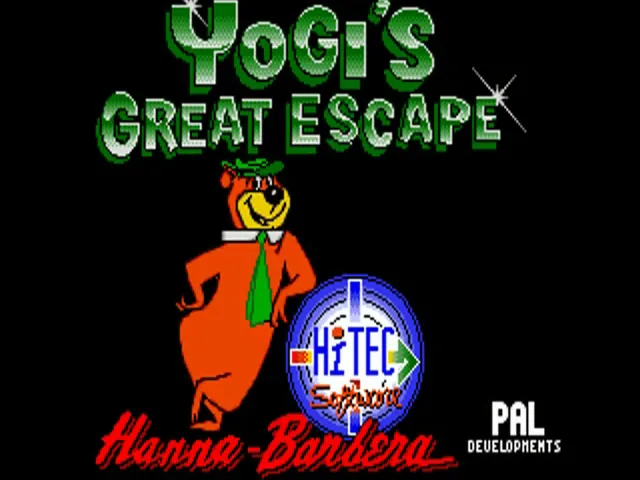 Yogi's Great Escape title screen