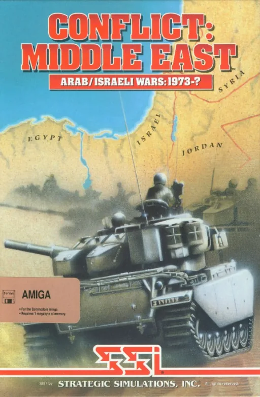 Conflict - Middle East - Arab-Israeli Wars - 1973-x cover art for Commodore Amiga