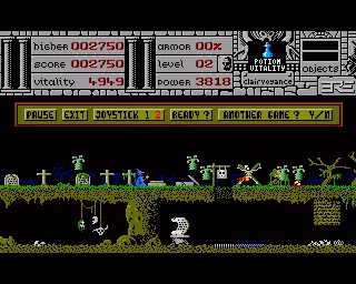 Warlock's Quest (Europe) (Compilation - Super Quintet) screenshot