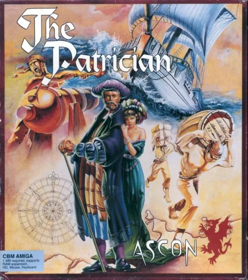 Patrizier, Der cover art for Commodore Amiga