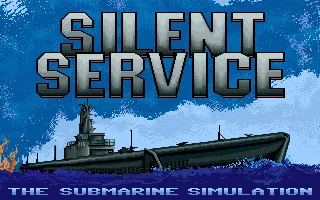 Silent Service - The Submarine Simulation title screen