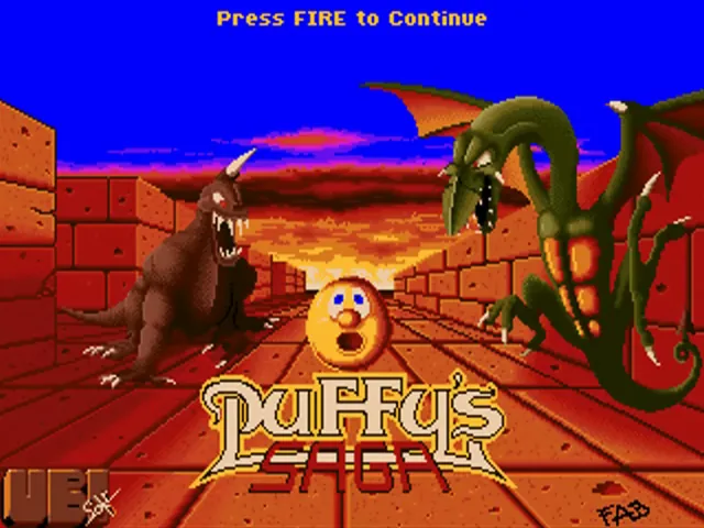 Puffy's Saga (Europe) (Compilation - Winning 5) title screen