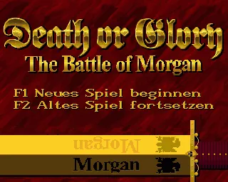 Death or Glory - Das Erbe von Morgan (Germany) (HD Version) title screen