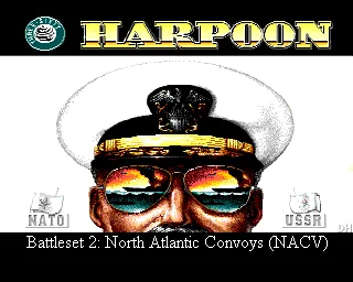 Harpoon - Battleset 2 - The North Atlantic Convoys (Europe) (Addon) title screen